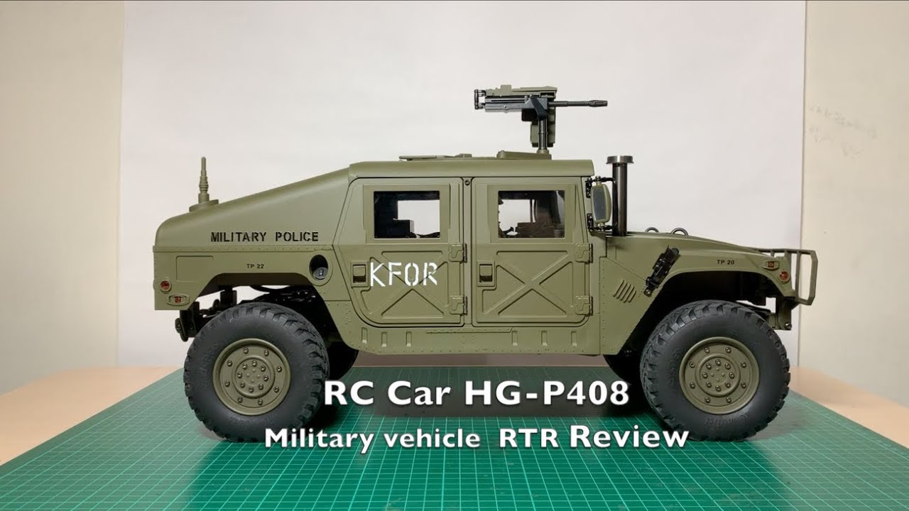 rc car hg p408 military humvee