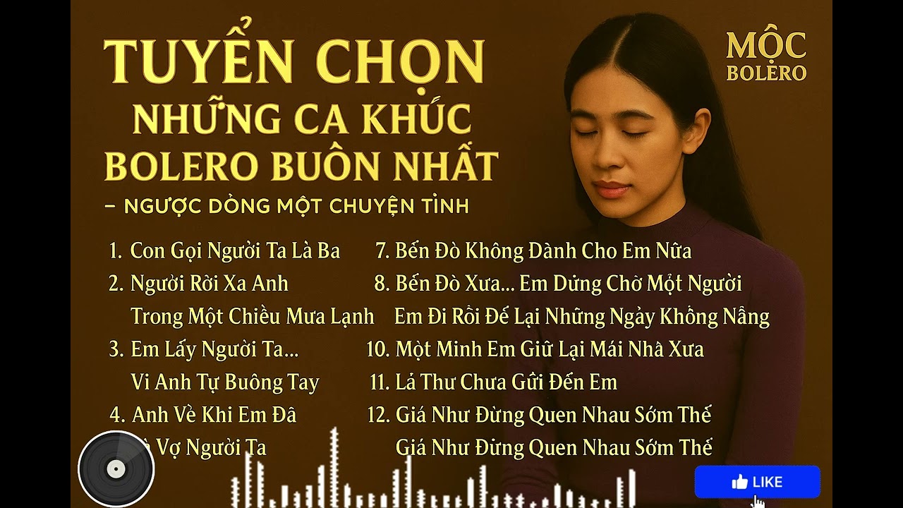 Tuyển Chọn Những Ca Khúc Bolero Buồn Nhất–Ngược Dòng Một Chuyện Tình |Mộc Bolero (Official Playlist)