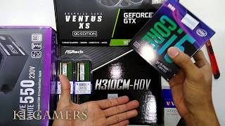 Intel Core I5 9400F Asrock H310Cm-Hdv Verbatim Ssd Msi Gtx 1650 Ventus Xs Oc Edition Gaming Pc Build