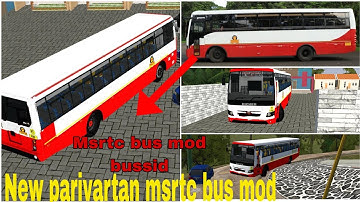 New msrtc Parivarthan Bus mod |MSRTC LALPARI BS6 Converted to Bs6 Parivarthan Msrtc bus#bussidmods
