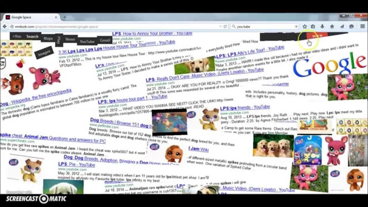 Google space! YouTube