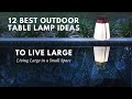 12 best outdoor table lamp ideas  to live large