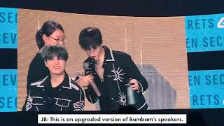 (ENG SUB) JB&#39;s Favourite Items - 190908 GOT7 FAN FEST &#39;SEVEN SECRETS&#39; IN BKK