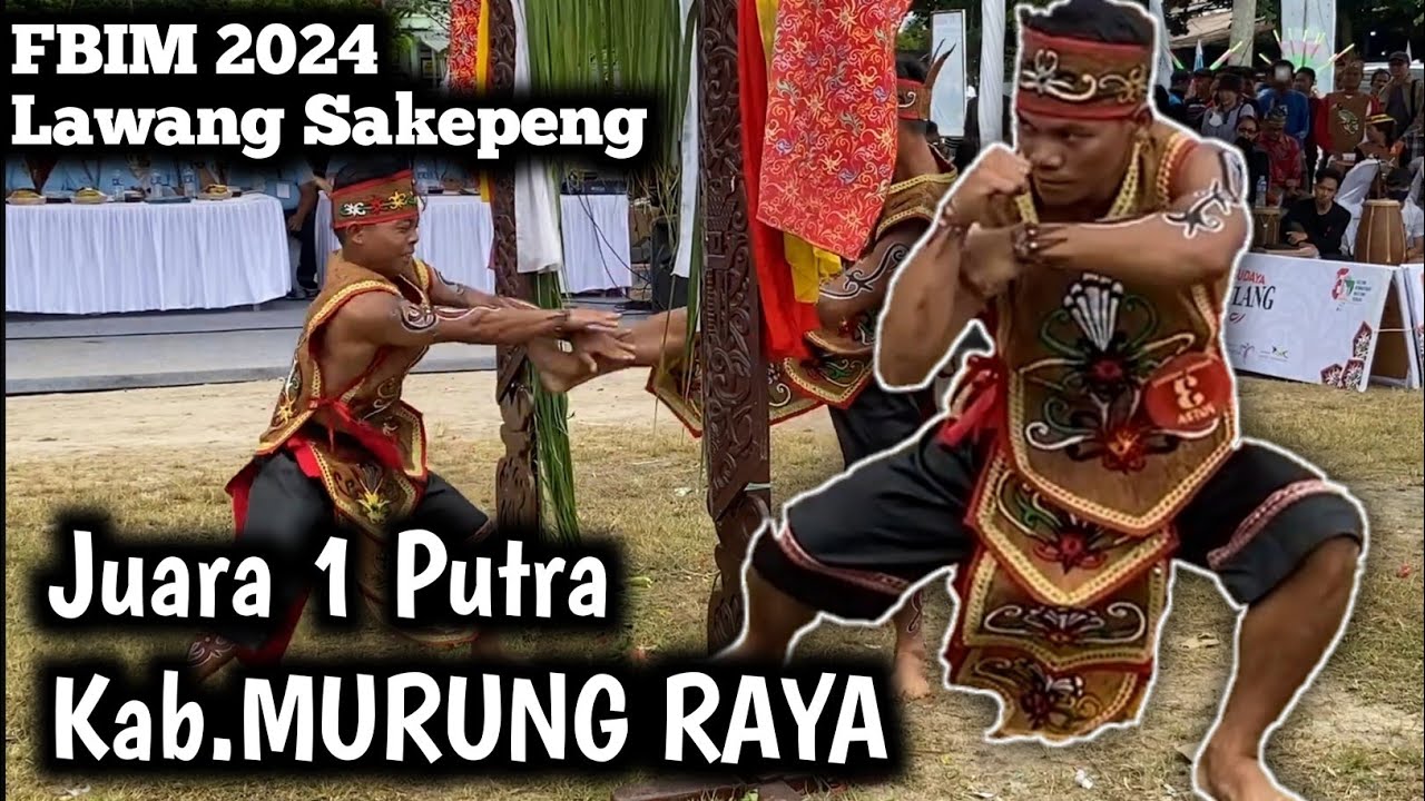 Lawang Sakepeng FBIM 2024, Peserta dari Kab.MURUNG RAYA Juara 1, #murungraya, #festivalbudaya,#dayak