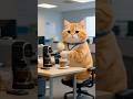 Meet Kevin, Our Office Cat Barista 우리 사무실 고양이 바리스타 케빈을 만나보세요 オフィス猫バリスタのケビンさん #cat #cute #funny