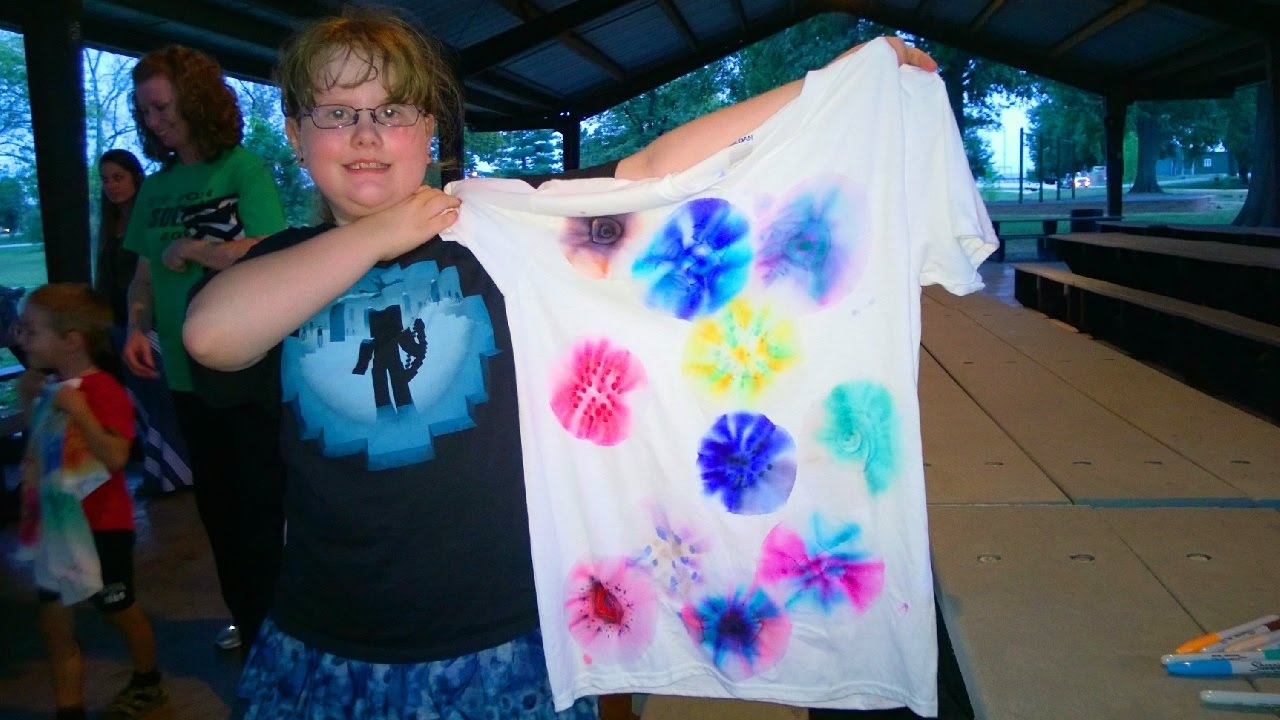 Permanent Marker Tie Dye Shirts PCCTF YouTube