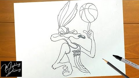 How to Draw Wile E. Coyote from Space Jam