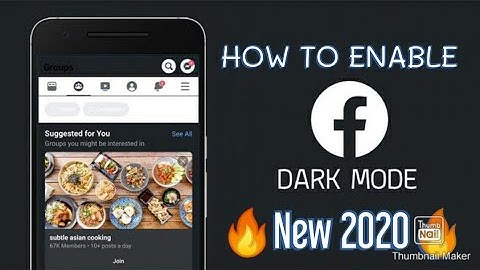 How To Enable Dark Mode In Facebook | Facebook Dark Mode New Update 2020 | One Click Enable