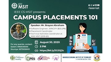 IEEE CS - CAMPUS PLACEMENTS 101