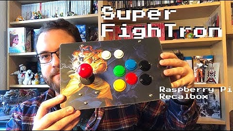 Super FighTron - Arcade Stick Raspberry Pi Console Recalbox