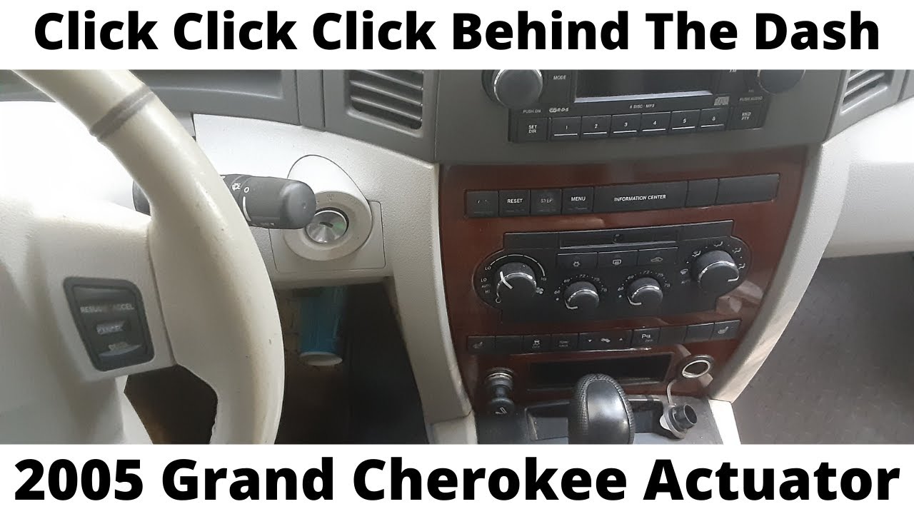 Clicking Noise In The Dash 2005 Grand Cherokee Heater Door Actuator clicking-noise-at-dash-air-door-actuator-replacement-chevy-impala