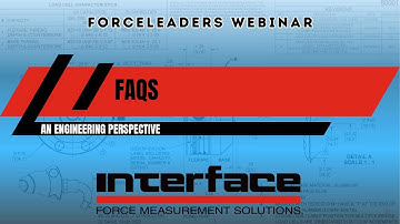 FAQs - Load Cell Performance Starts By Design Webinar