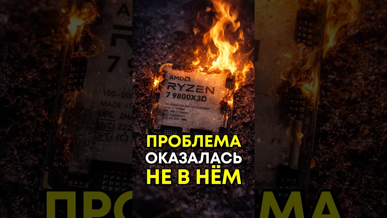 Ryzen 7 9800X3D массово сгорает? 