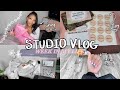 STUDIO VLOG 04: Packing Orders, New Nails, Ortho. Appt., Opening Packages, Embroidering, + More!