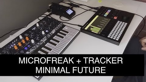 Polyend Tracker and Arturia Microfreak jam