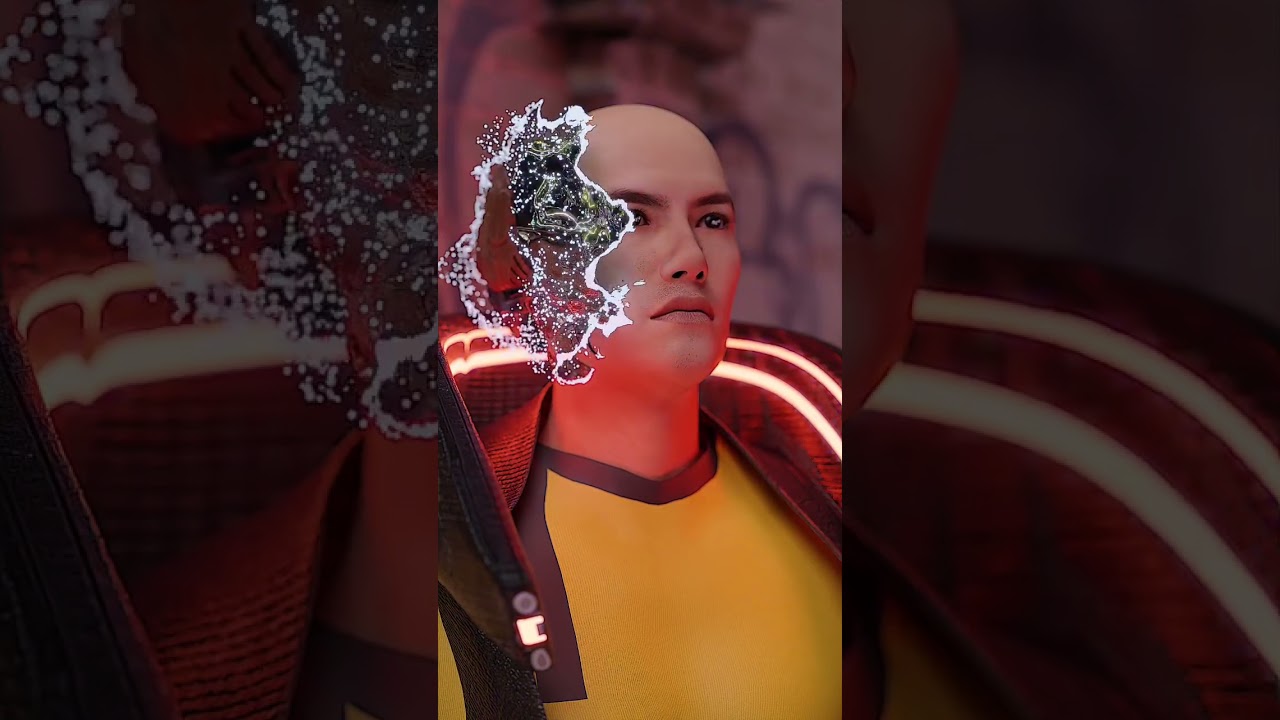 Cyberpunk blender mask reveal animation with geometry nodes