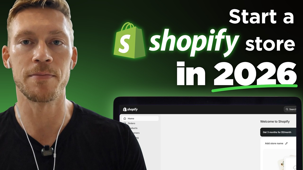 Start a Shopify Store From Scratch in 2026 | Complete Beginner Guide ...