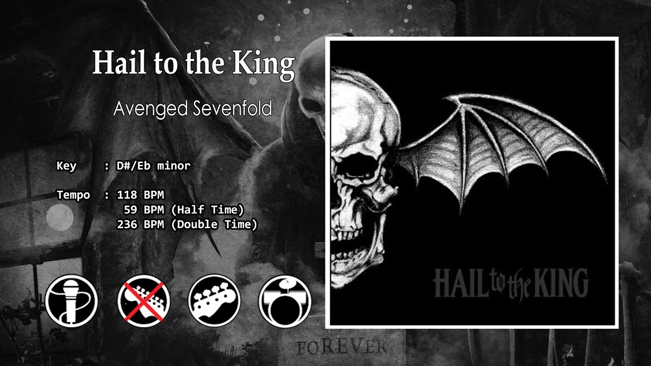 Avenged Sevenfold Hail To The King übersetzung Avenged Sevenfold - Hail to the King (Backing Track - No Guitar) - YouTube