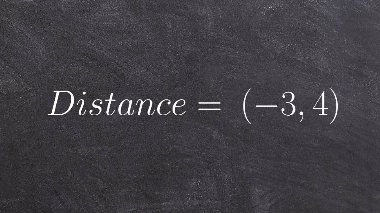 Determine The Distance Between Two Points On A Coordinate Axis Youtube