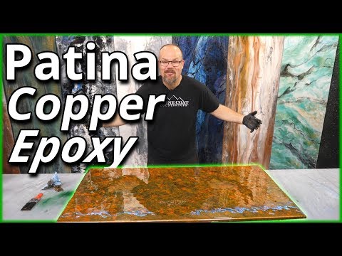 Copper Epoxy Stone Coat Countertops Youtube