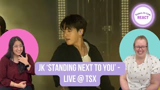 Sisters In Law React to [BTS] Jung Kook 'Standing Next to You' Live at TSX, Times Square (pt 1 of 5)