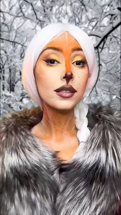 Ну и лиса 🦊 Как вам полный процесс? @DOSH1K #makeup #макияж #лиса # ...