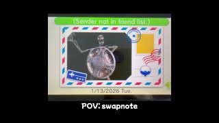 POV: swapnote #nintendo #3ds #wii