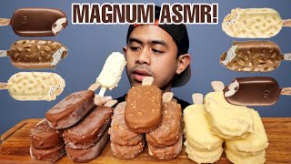 ASMR MUKBANG 15 BIJI ES KRIM MAGNUM BESAR!