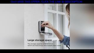 Slide Yeeuu K1 Smart Key Box Aluminum Alloy Fingeprint Password Bluetooth Support Tuya Smartl