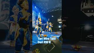 Tari Wira Tani dari RW 8