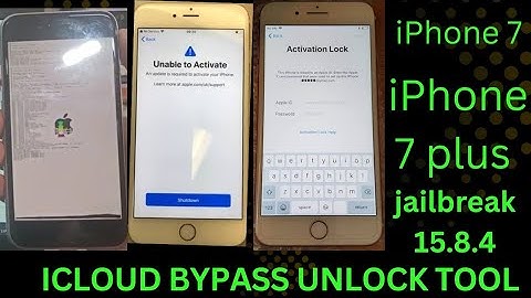 iPhone 7 iOS 15.8.4 icloud bypass unlock tool 