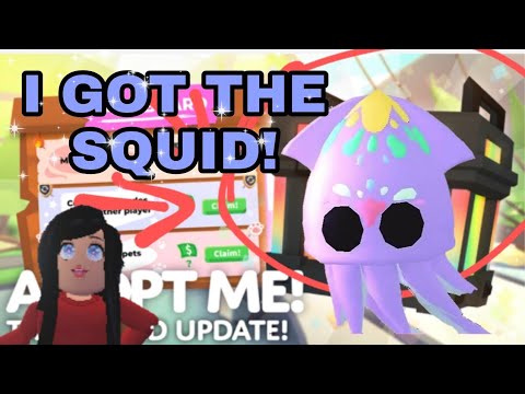 I GOT THE SQUID!🦑RGB Reward Box Roblox Adopt Me!