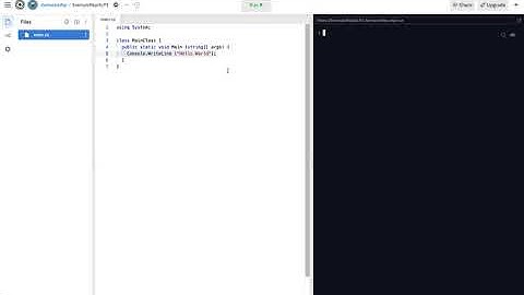 Tutorial: Criando um projeto C# usando o Repl.it