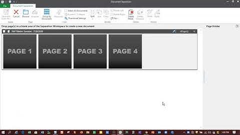 11 OnBase Seperate a Document in Document Seperation