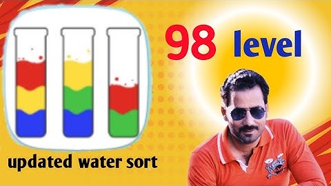 water sort color puzzle level 98 updated