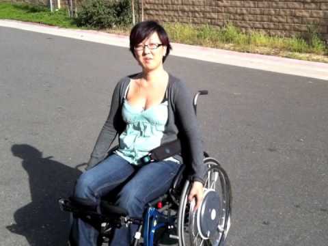 Kam’s first wheelchair - YouTube