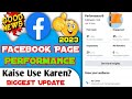 How to use facebook page performance 2023  facebook page analytics kaise check karen fb update