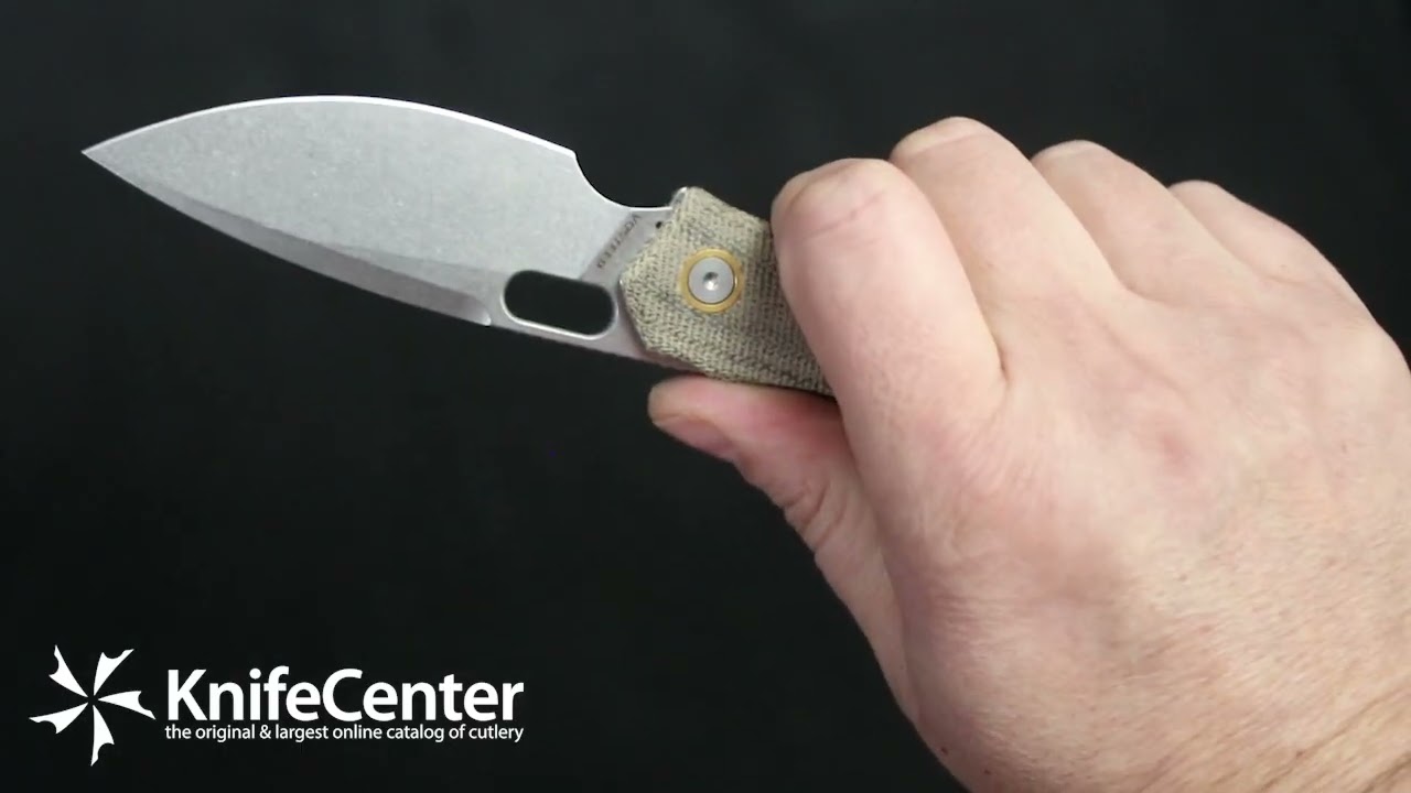 Vosteed Knives TuffKnives Psyop Top Liner Lock Front Flipper Knife