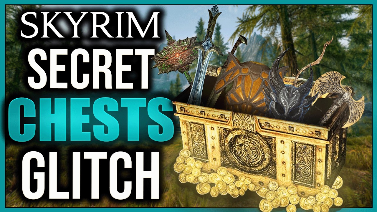Skyrim: ALL HIDDEN CHEST LOCATIONS (Unlimited GOLD & LOOT)