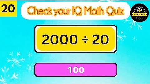 Ultimate Math Quiz! ➗✖️ |  Easy, Medium, Hard & Impossible Levels