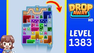 Drop Away Level 1383 Solution Walkthrough