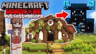 I built the ULTIMATE WOOL FARM in Hardcore Minecraft! 🐑 Ep. 4 - 1.19 Hardcore but Cottagecore 🍄