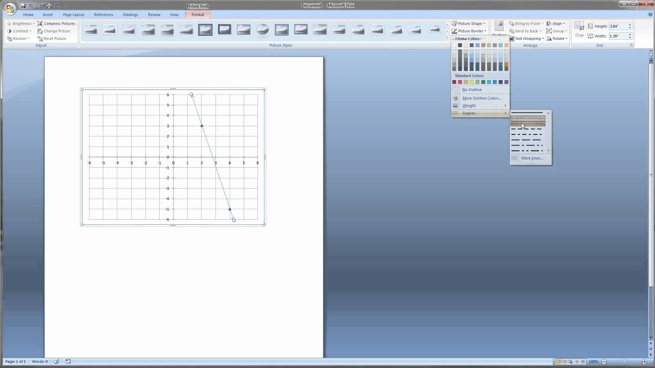 How To Make A Quad Chart In Word