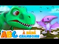 Dinosaur Song (French) | Chanson de Dinosaure | Comptines Pour Bébé | À Bébé Chansons