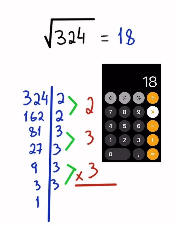 raiz-quadrada-de-324-shorts-youtube