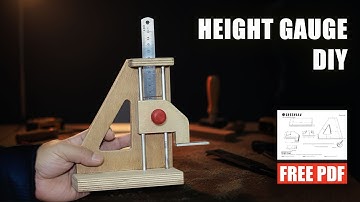 Height Gauge for Routers & Circular Saw - with PDF plan - DIY