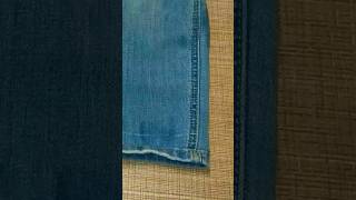 Как подшить джинсы и оставить нижний фабричный шов