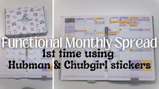 Functional Plan With Me | May Monthly Spread | @hubmanchubgirlstore