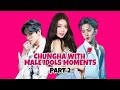 Chungha with Male Idols PART 2| Seventeen, NCT, Ikon, Pentagon Hui, Zion T