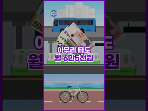 [톺뉴스] 버스·지하철·따릉이 &amp;#39;무제한&amp;#39;…아무리 타도 월 6만5천원 #shorts